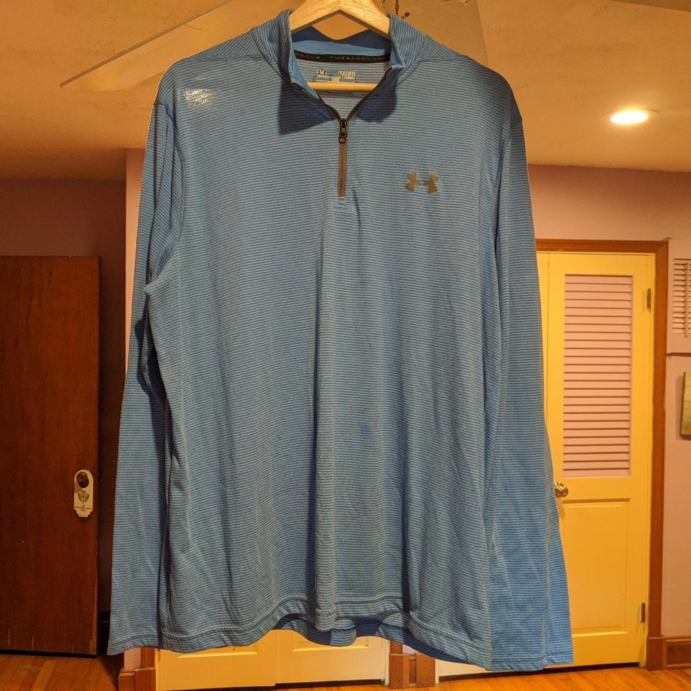 Under Armour Blue Quarter Zip Shirt
